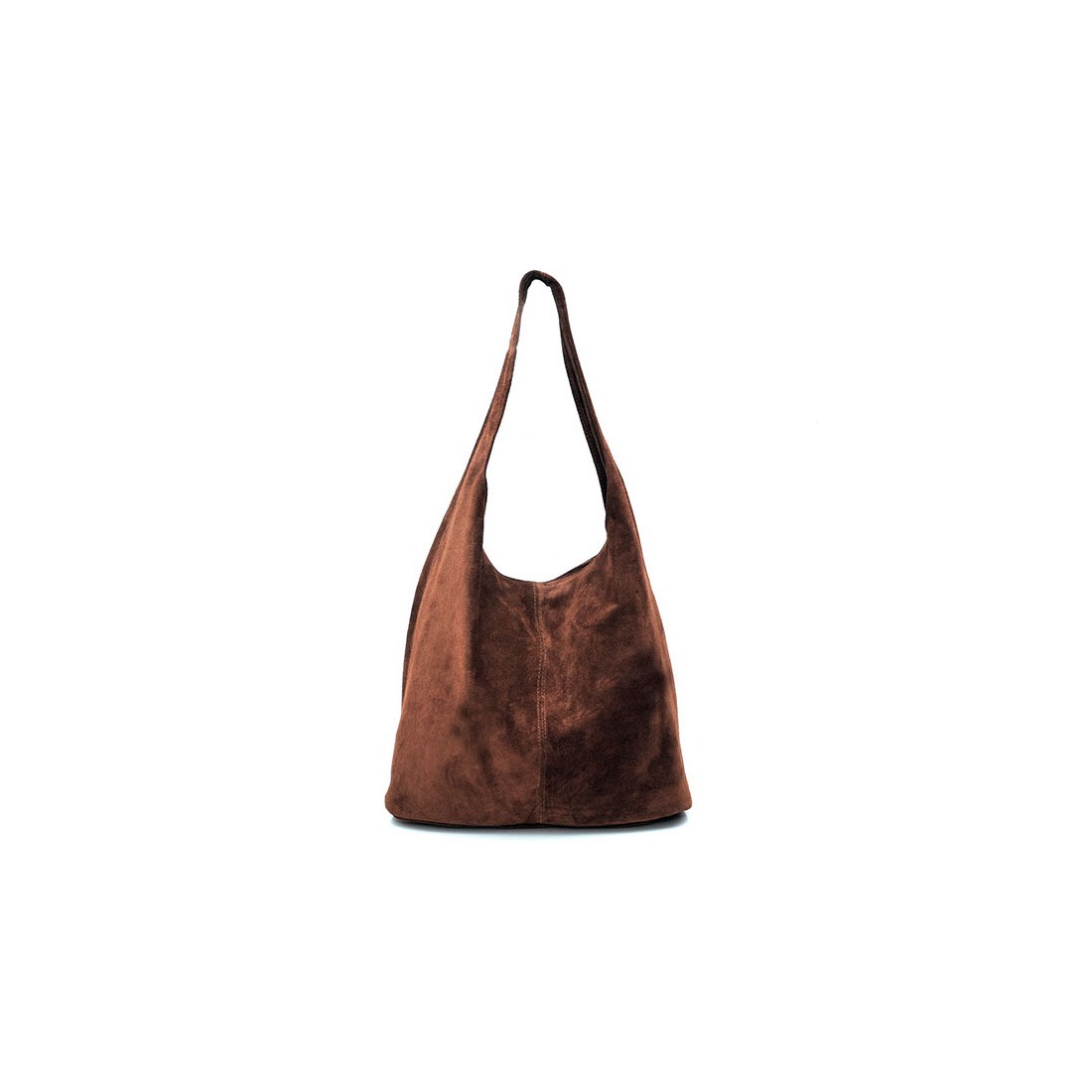 Δερμάτινη Suede Τσάντα Χειρός & Ώμου Shopping Bag Ταμπά J&A BAGS