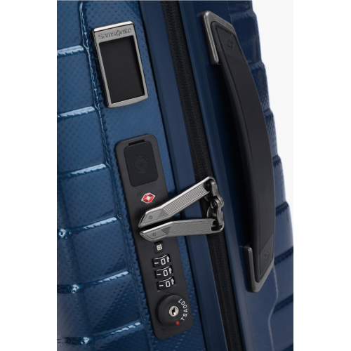 Βαλίτσα Σκληρή Καμπίνας Samsonite Proxis Spinner 55 EXP  Petrol Blue