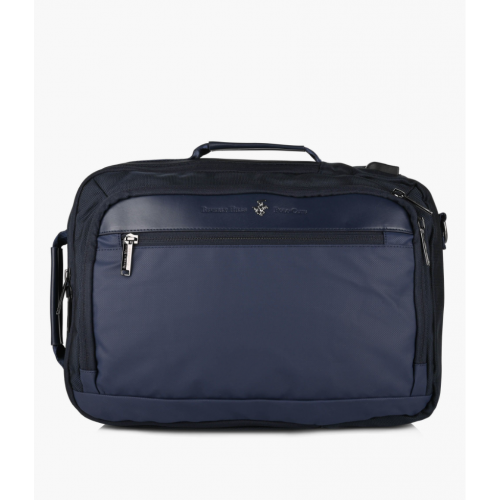 Beverly Hills Polo Club Backpack-Briefcase Blue