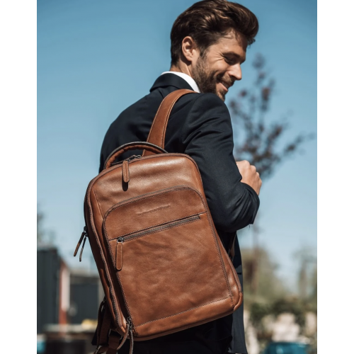 Leather Backpack The Chesterfield Brand Tokyo Tan C58.030131