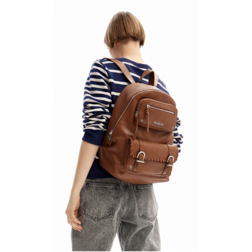 Desigual Backpack Tan 24SAKP076064U