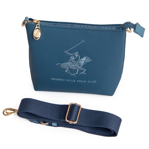 Beverly Hills Polo Club Shoulder Bag Blue BH-3623