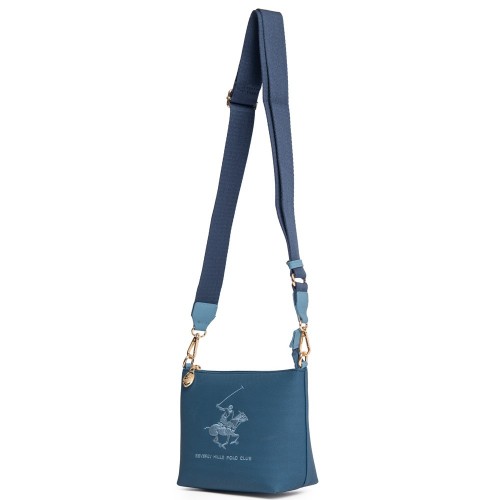 Beverly Hills Polo Club Shoulder Bag Blue BH-3623