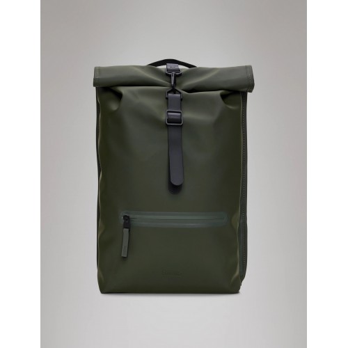 Σακίδιο Πλάτης Rains Rolltop Rucksack 13320/03 Λαδί