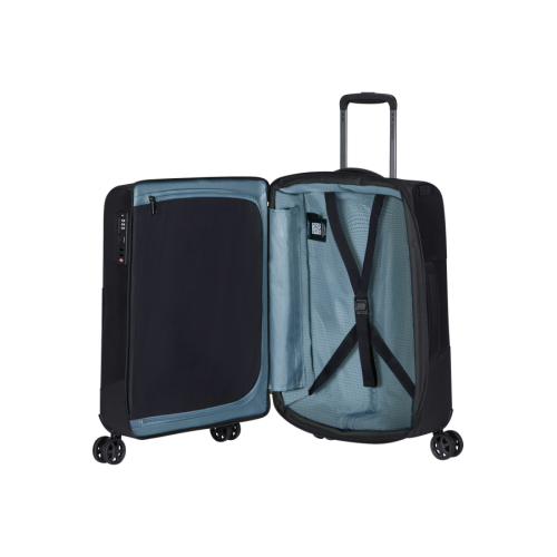 Βαλίτσα Μαλακή Samsonite Bizz2go Spinner 55 Cabin Size 147609-1041 Μαύρο