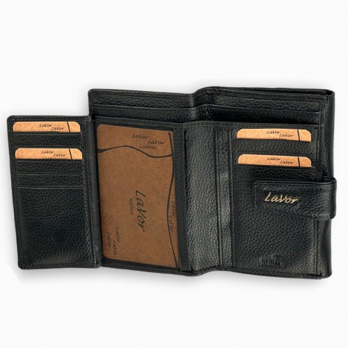 Δερμάτινο Γυναικείο Πορτοφόλι Κόκκινο Lavor 1-6038