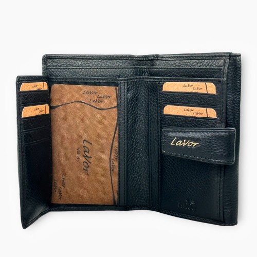 copy of Δερμάτινο Γυναικείο Πορτοφόλι Μαύρο 1-6019