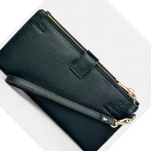 Δερμάτινο Γυναικέιο Πορτοφόλι Μαύρο Lavor 1-6047