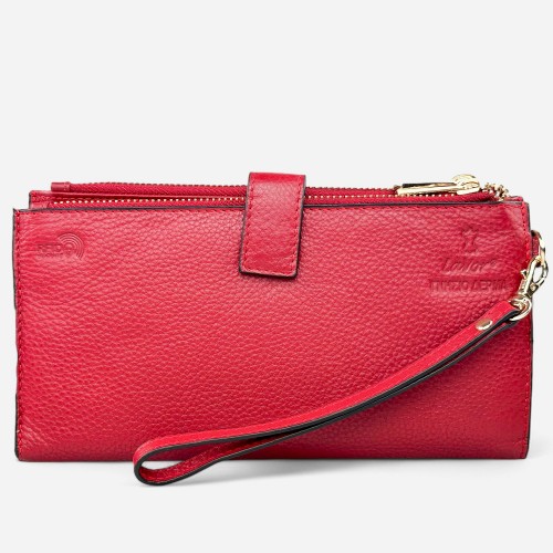 Δερμάτινο Γυναικέιο Πορτοφόλι Κόκκινο Lavor 1-6047