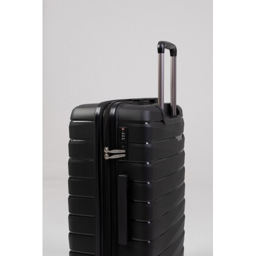 Βαλίτσα Σκληρή Μεσαίο Paulter 1024-66-011 Μαύρο