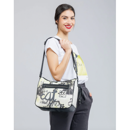 Τσάντα Ώμου-Χιαστί Memories Anekke 40873-170