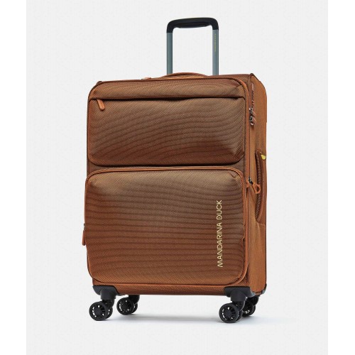 Βαλίτσα Μεσαίο Μέγεθος ZEPHYR Medium Soft Expandable Trolley Mandarina Duck Black