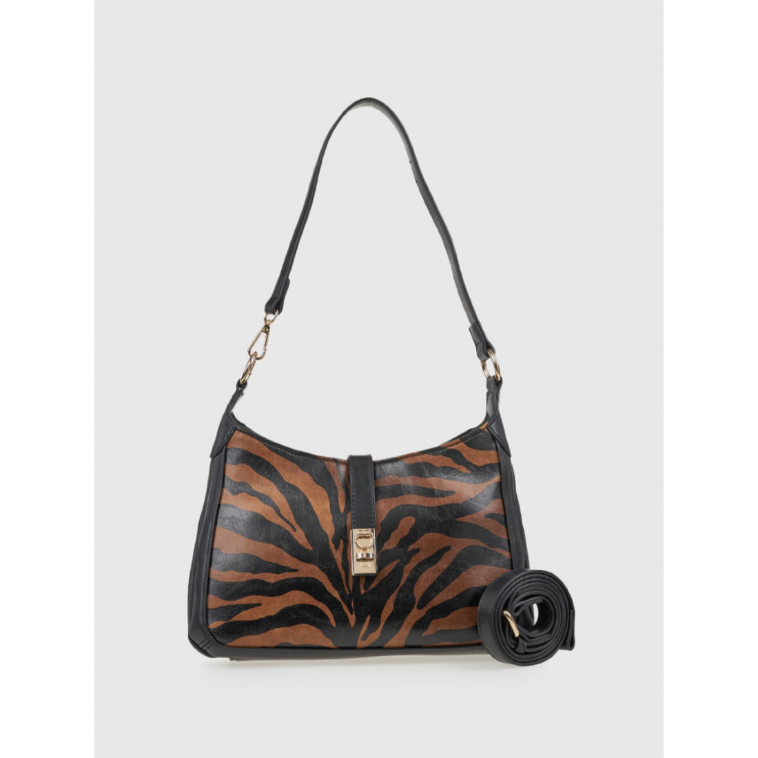 copy of Τσάντα Χειρός-Ώμου Verde 16-8325 Animal Print Καφέ