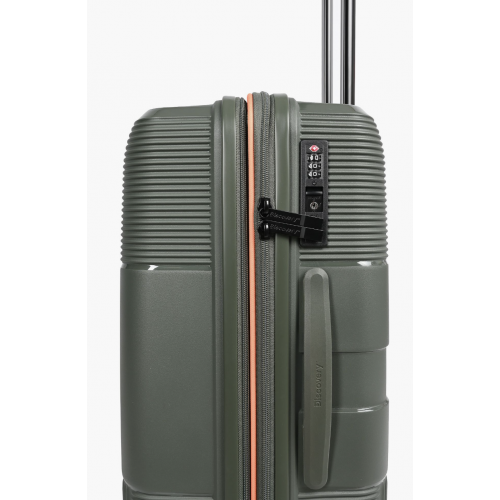 Βαλίτσα Σκληρή Μεσαίο Discovery Trails  DL02H0.60.11 Λαδί