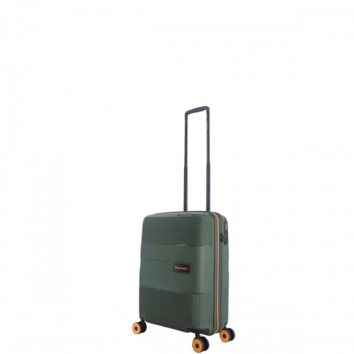 Βαλίτσα Σκληρή Καμπίνας Discovery Trails 55cm DL02HO.49.11 Λαδί