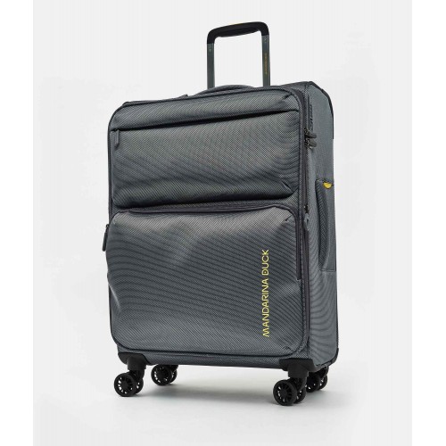 Βαλίτσα Μεσαίο Μέγεθος Zephyr Mandarina Duck P10OTV03-29U-TU Ανθρακί Γκρί