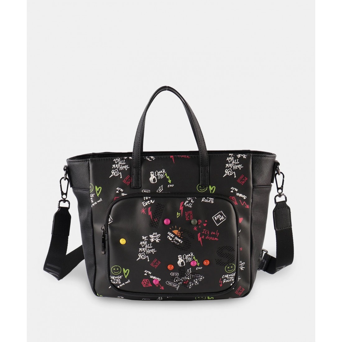 Τσάντα Χειρός-Ώμου Pepe Moll 261233 Μαύρο