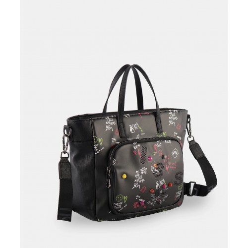 Τσάντα Χειρός-Ώμου Pepe Moll 261233 Μαύρο