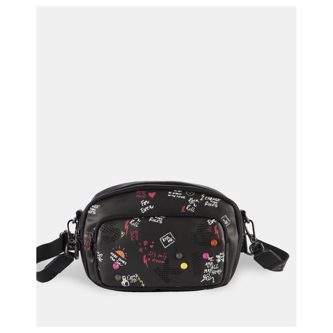 Τσάντα Ώμου-Χιαστί Pepe Moll 261232 Μαύρο