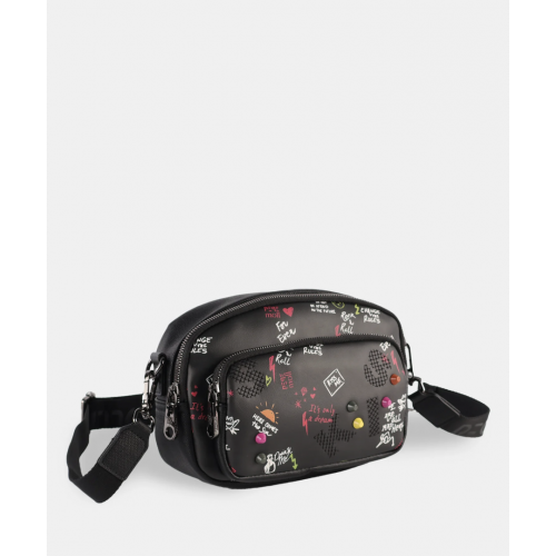 Τσάντα Ώμου-Χιαστί Pepe Moll 261232 Μαύρο