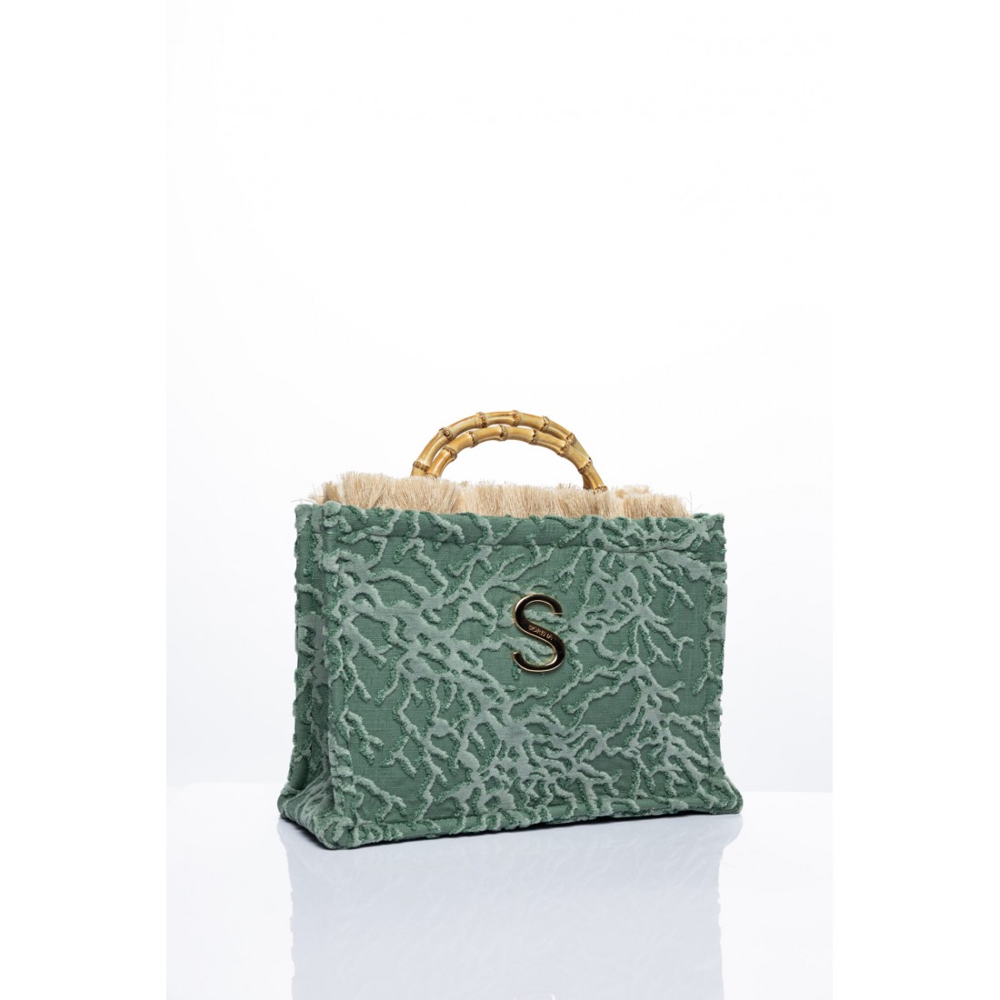 Χειροποίητη Tote Τσάντα Sorena Esmeralda Medium Tote Bag SBMT-0030-0021