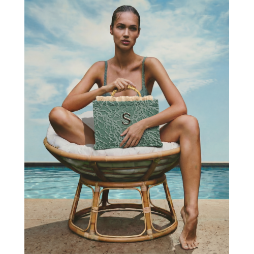 Χειροποίητη Tote Τσάντα Sorena Esmeralda Medium Tote Bag SBMT-0030-0021