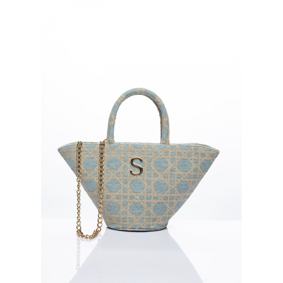 copy of Χειροποίητη Tote Τσάντα Sorena Positano Mini Basket SBKS-0025-M005