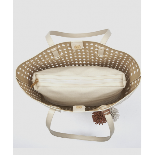 Τσάντα Χειρός-Ώμου Εκρού 16-8570 Verde