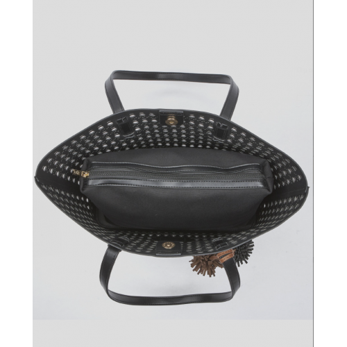 Τσάντα Χειρός-Ώμου Μαύρο 16-8570 Verde