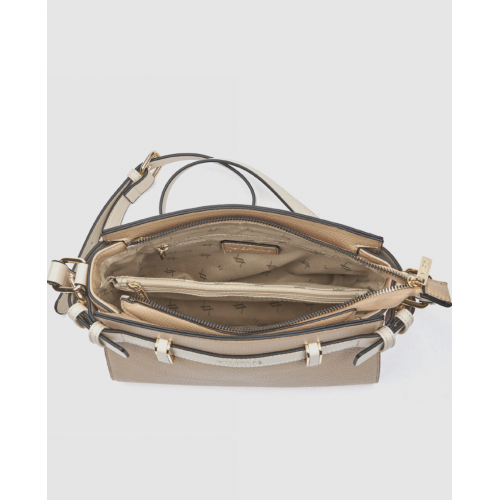 Τσάντα Ώμου-Χιαστί Μπέζ 16-8567 Verde