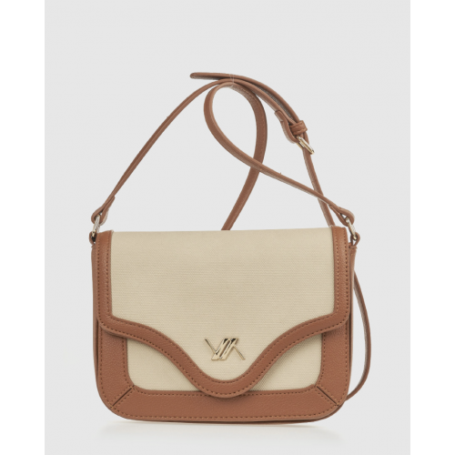 Τσάντα Ώμου-Χιαστί Κάμελ...