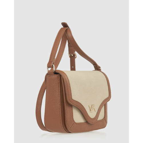 Τσάντα Ώμου-Χιαστί Κάμελ 16-0008384 Verde