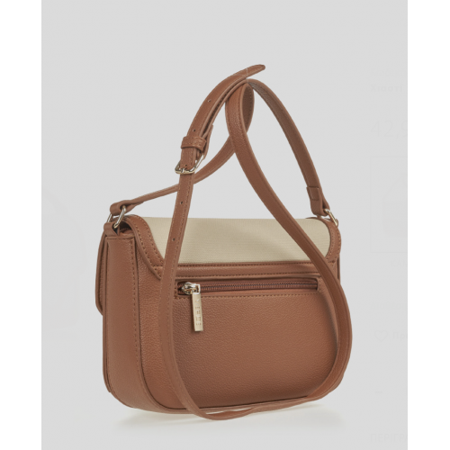 Τσάντα Ώμου-Χιαστί Κάμελ 16-0008384 Verde