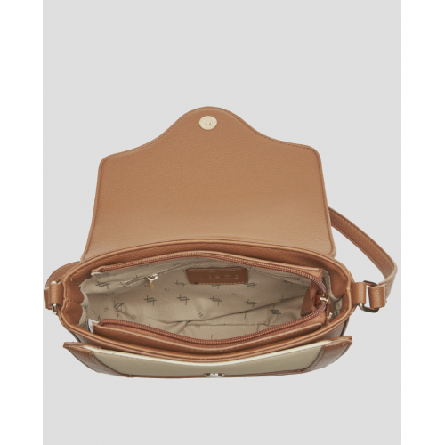 Τσάντα Ώμου-Χιαστί Κάμελ 16-0008384 Verde