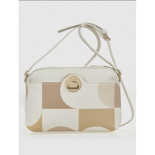 Τσάντα Ώμου-Χιαστί Εκρού...