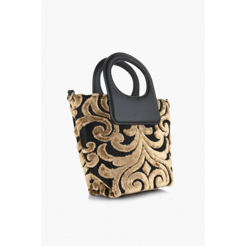 Χειροποίητο Tote Τσαντάκι Sorena Cassandra Mini Statement Top-Handle SBSS-0081-M002