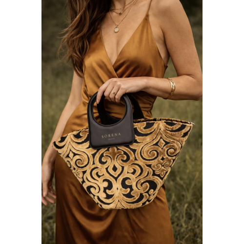 Χειροποίητη Tote Τσάντα Sorena Cassandra Medium Basket Bag
