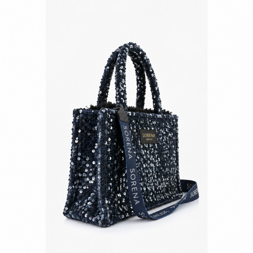 Χειροποίητη Τσάντα Sorena Noir Medium SBMT-0083-0040